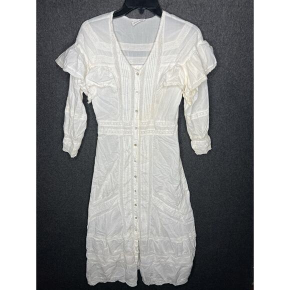 LoveShackFancy Dresses & Skirts - Love Shack Fancy Women’s White Lace Long dress Size Small? Ruffles Homestead
